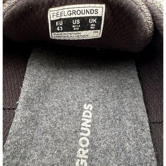 Feel Grounds Original Knit Sneaker Lace up Mens Size 10 Gray Barefoot main image 4